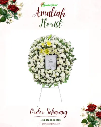 Krans Bunga Duka Cita di Podosari
